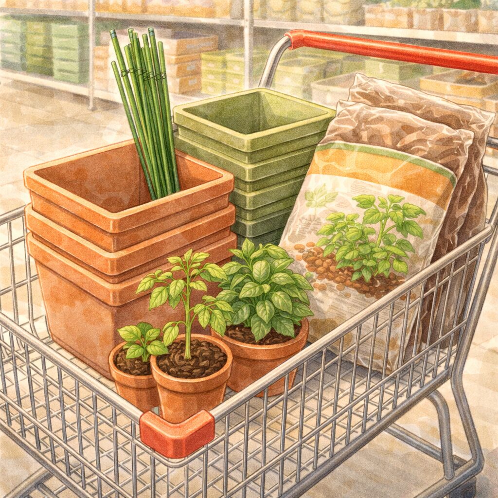 ホームセンター買い出し